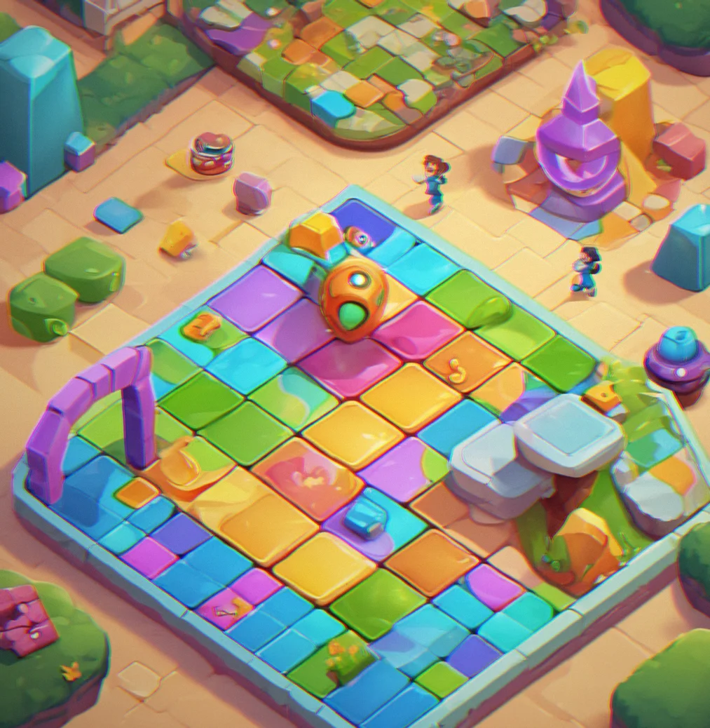 Game menu screen with continuous play button and level select showing no stamina restrictions